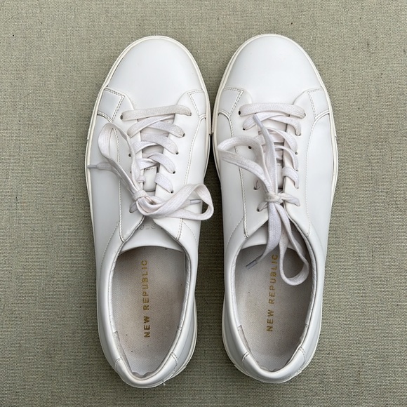 NEW REPUBLIC, KURT LEATHER SNEAKER W10/M8.5 - Picture 4 of 8